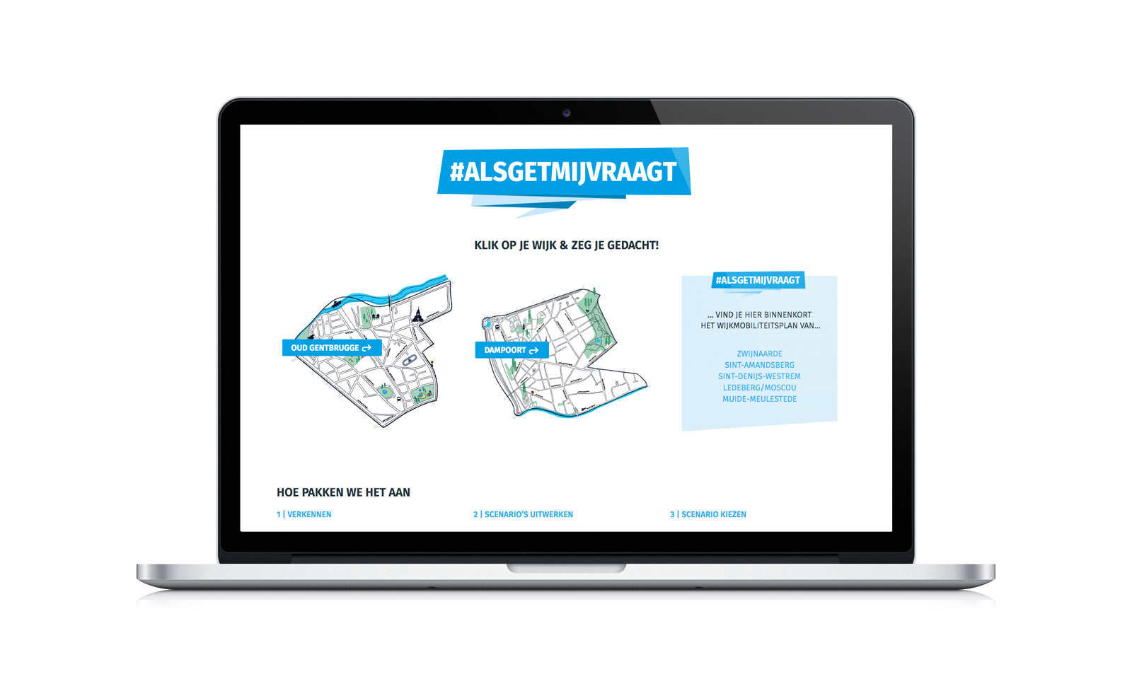 online platform als onderdeel van de participatiecampagne #alsgetmijvraagt van Stad Gent