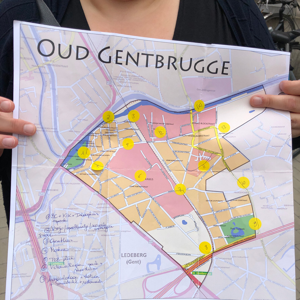 fieldresearch voor de campagne #alsjetmijvraagt voor de wijkmobiliteitsplannen van Stad Gent