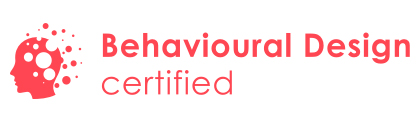 Logo van 'Behavioural Design certified'
